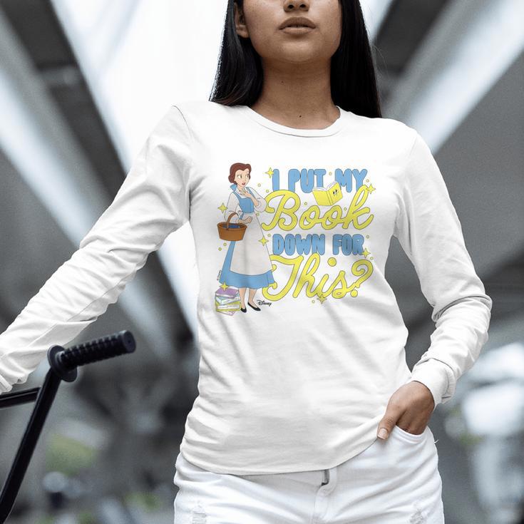 Disney Princess Belle I Put My Book Down For This Unisex Long Sleeve T-Shirt