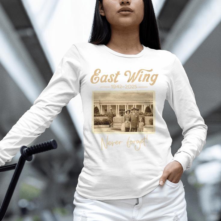 East Wing Never Forget American Vintage Nostalgia Premium Tri-Blend Unisex Long Sleeve T-Shirt East Wing Never Forget American Vintage Nostalgia Premium Tri-Blend Unisex Long Sleeve T-Shirt