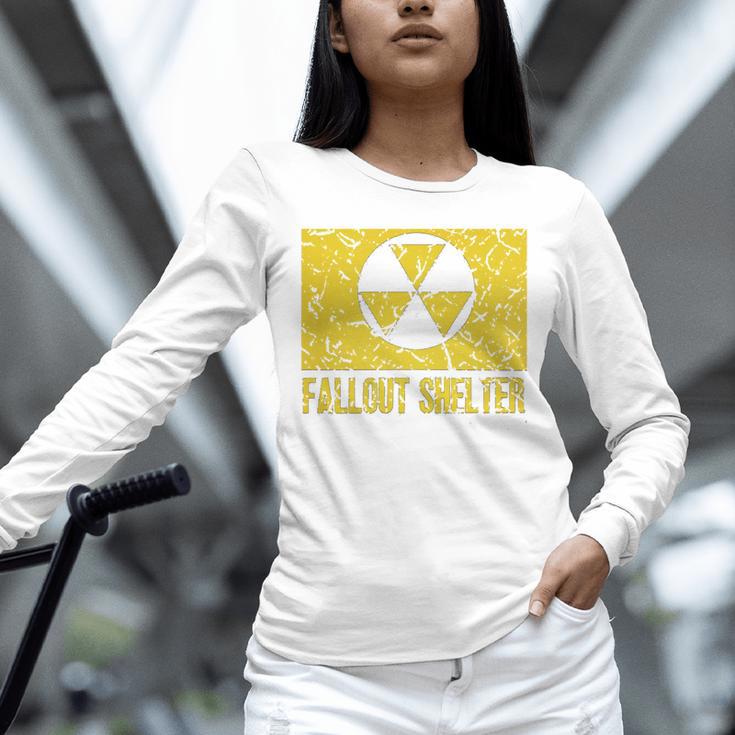 Fallout Shelter Nuclear War Radioactive Nostalgia T-Shirt Unisex Long Sleeve T-Shirt