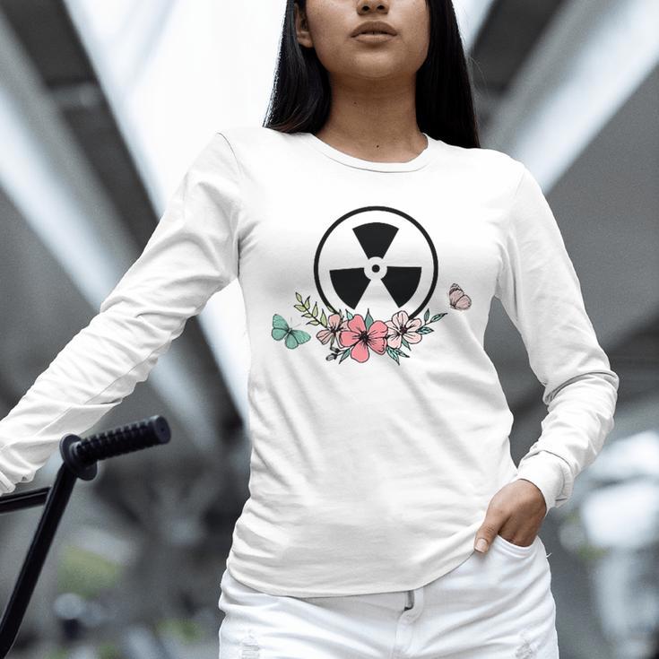 Floral Rad Tech Radiology Graduation X-Ray Tech Unisex Long Sleeve T-Shirt