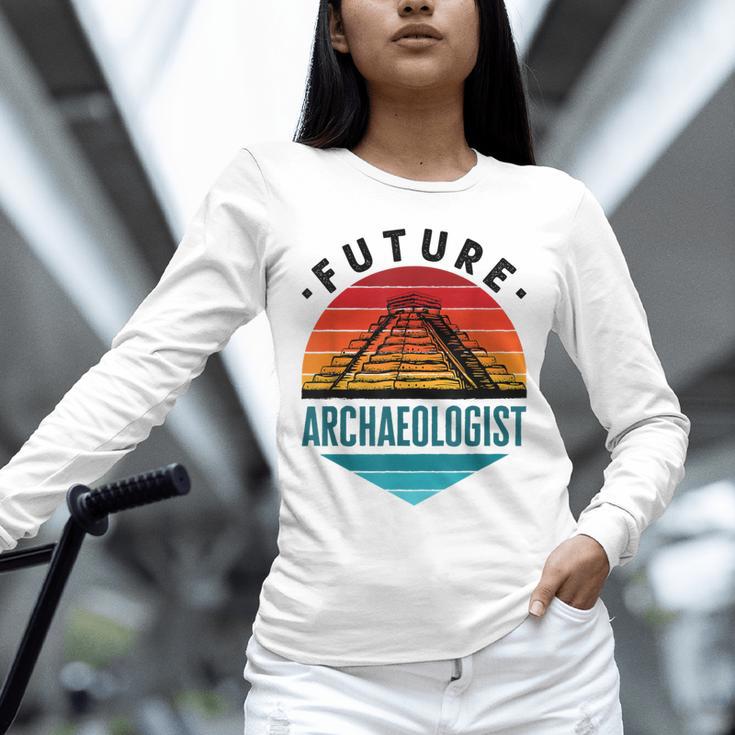 Future Archaeologist Pyramid Archaeology Student Graduation Unisex Long Sleeve T-Shirt