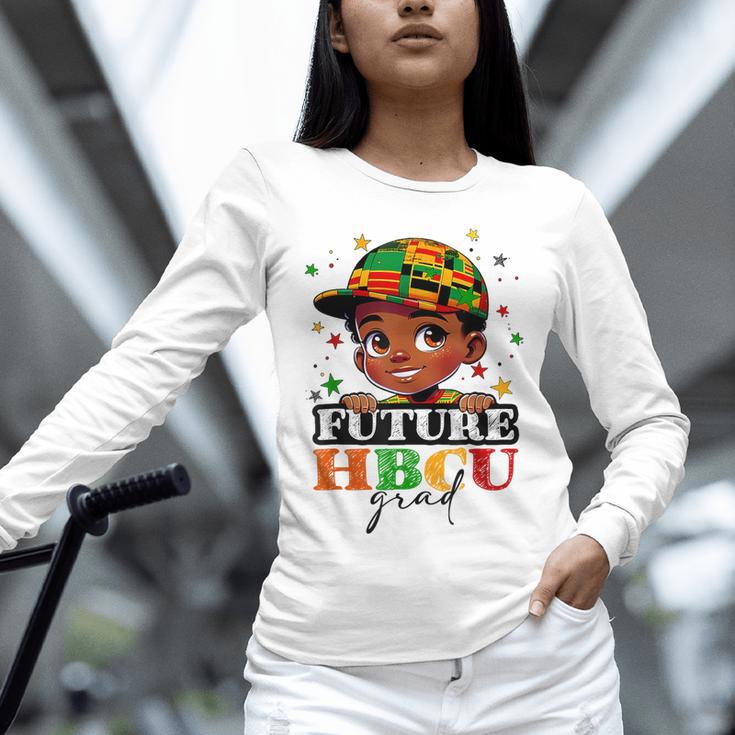 Future HBCU Grad History Boys Kids Graduation HBCU Unisex Long Sleeve T-Shirt