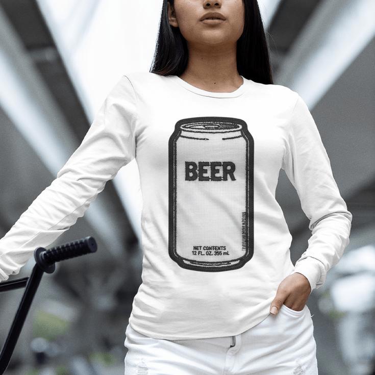 Generic Beer 1980s 80s Nostalgia Premium Tri-Blend Unisex Long Sleeve T-Shirt
