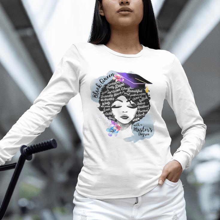 Graduation Masters Degree Woman Queen Graduate 2025 Unisex Long Sleeve T-Shirt
