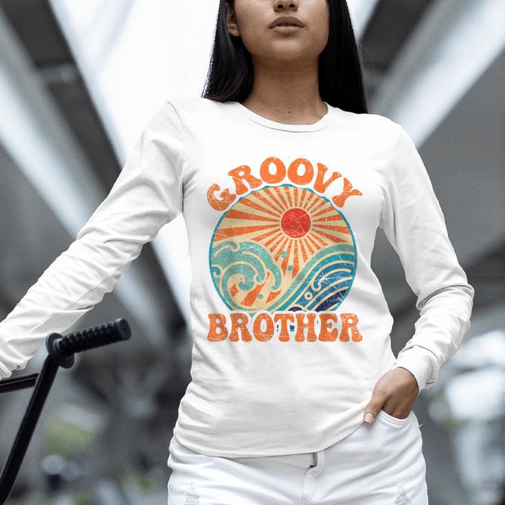 Groovy Brother 70s Aesthetic Nostalgia 1970's Retro Brother Unisex Long Sleeve T-Shirt Groovy Brother 70s Aesthetic Nostalgia 1970's Retro Brother Unisex Long Sleeve T-Shirt