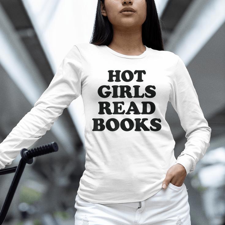 Hot Girls Read Books Lover Bookworm Librarian Book Reading Unisex Long Sleeve T-Shirt Hot Girls Read Books Lover Bookworm Librarian Book Reading Unisex Long Sleeve T-Shirt