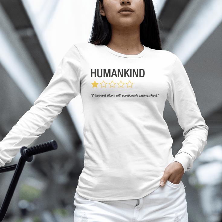 Humankind One Star Introvert People Rating Unisex Long Sleeve T-Shirt