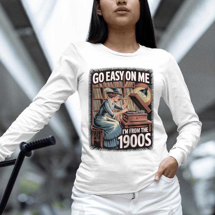 I'm From The 1900s Vinyl Record Lover For Women Raglan Baseball Tee Unisex Long Sleeve T-Shirt I'm From The 1900s Vinyl Record Lover For Women Raglan Baseball Tee Unisex Long Sleeve T-Shirt