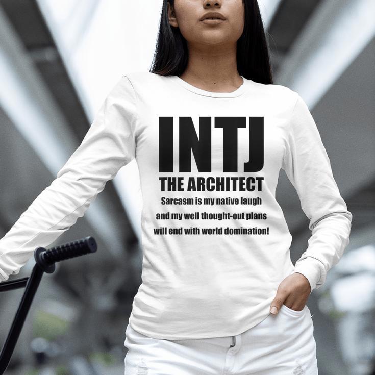 INTJ Architect Personality Introvert Sarcastic Unisex Long Sleeve T-Shirt INTJ Architect Personality Introvert Sarcastic Unisex Long Sleeve T-Shirt