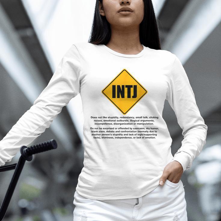 INTJ Warnings Architect Personality Type Introvert Unisex Long Sleeve T-Shirt INTJ Warnings Architect Personality Type Introvert Unisex Long Sleeve T-Shirt