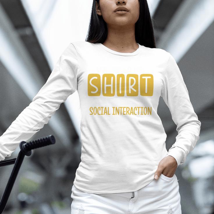 Introvert Quote Motivational For Men Women Kids Unisex Long Sleeve T-Shirt Introvert Quote Motivational For Men Women Kids Unisex Long Sleeve T-Shirt