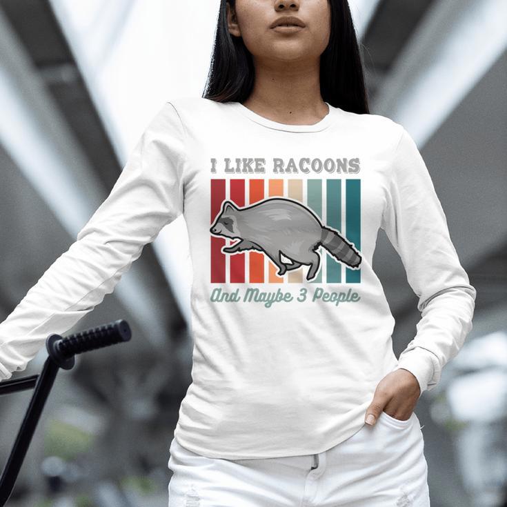 Introvert Raccoon Animal Lover Trash Panda Antisocial Retro Unisex Long Sleeve T-Shirt Introvert Raccoon Animal Lover Trash Panda Antisocial Retro Unisex Long Sleeve T-Shirt