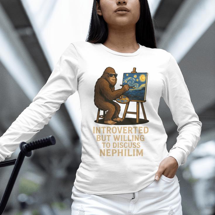 Introverted But Willing To Discuss Nephilim Unisex Long Sleeve T-Shirt