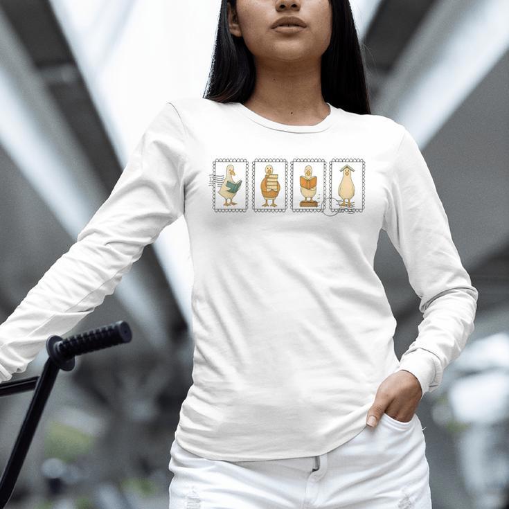 Just A Bookish Goose Reader SillyGoose Book Lover Outfit Unisex Long Sleeve T-Shirt Just A Bookish Goose Reader SillyGoose Book Lover Outfit Unisex Long Sleeve T-Shirt
