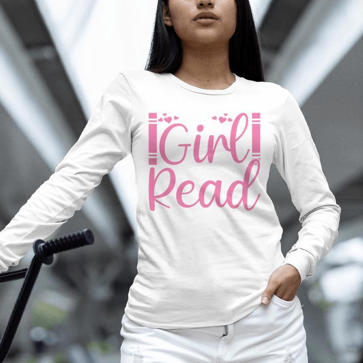 Just A Girl Who Loves To Read Book Lover Reading Books Unisex Long Sleeve T-Shirt
