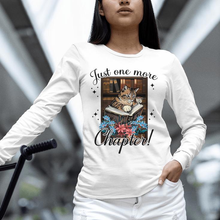 Just One More Chapter Cat Reading Books Coffee Lovers Premium Tri-Blend Unisex Long Sleeve T-Shirt Just One More Chapter Cat Reading Books Coffee Lovers Premium Tri-Blend Unisex Long Sleeve T-Shirt