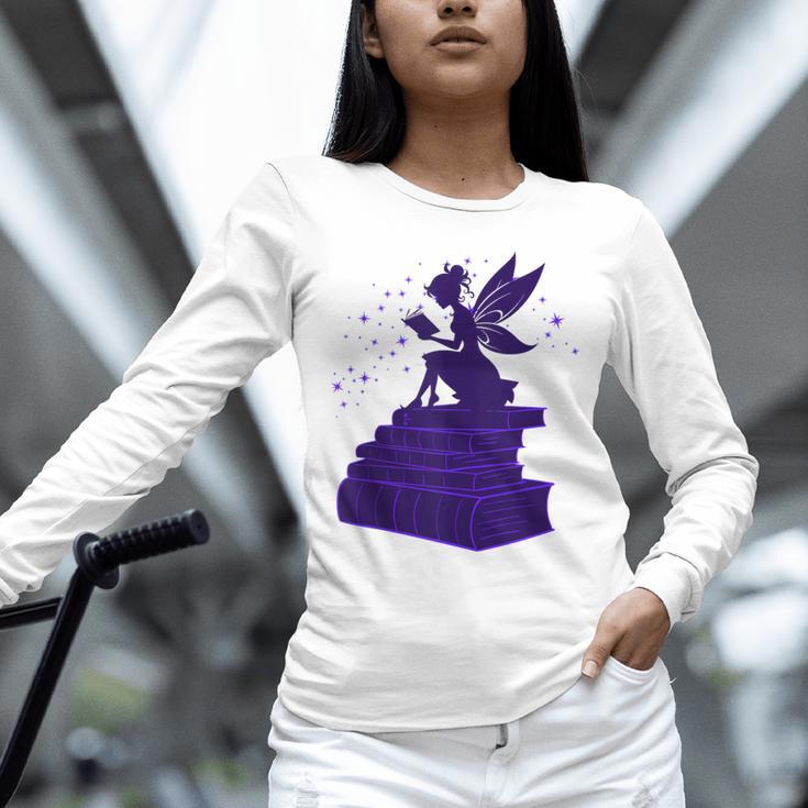 Kawaii Fairy Bookish Book Lover Library Read Unisex Long Sleeve T-Shirt Kawaii Fairy Bookish Book Lover Library Read Unisex Long Sleeve T-Shirt