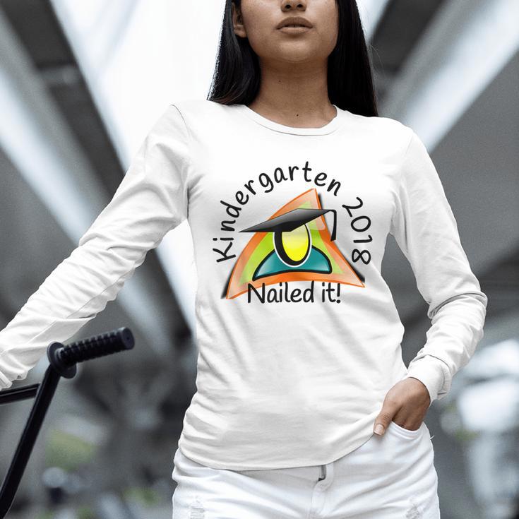 Kids Kindergarten 2018 Nailed It Graduation Unisex Long Sleeve T-Shirt