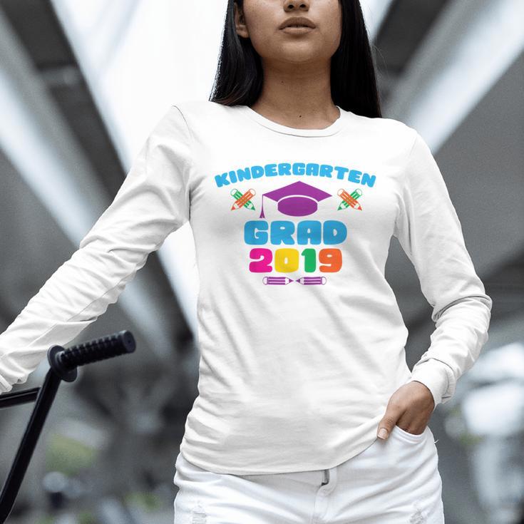 Kids Kindergarten Grad 2019 Graduation T-Shirt Unisex Long Sleeve T-Shirt