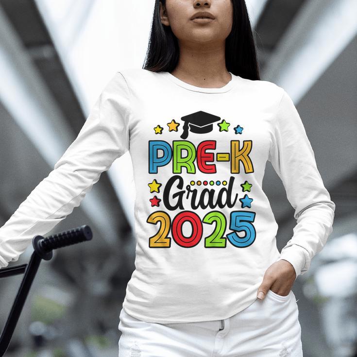 Kids Pre-K Grad 2025 Preschool Prek Graduation Unisex Long Sleeve T-Shirt