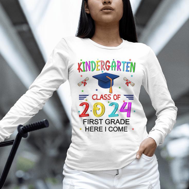 Kindergarten Graduation Class 2024 1st Grade Here I Come Unisex Long Sleeve T-Shirt