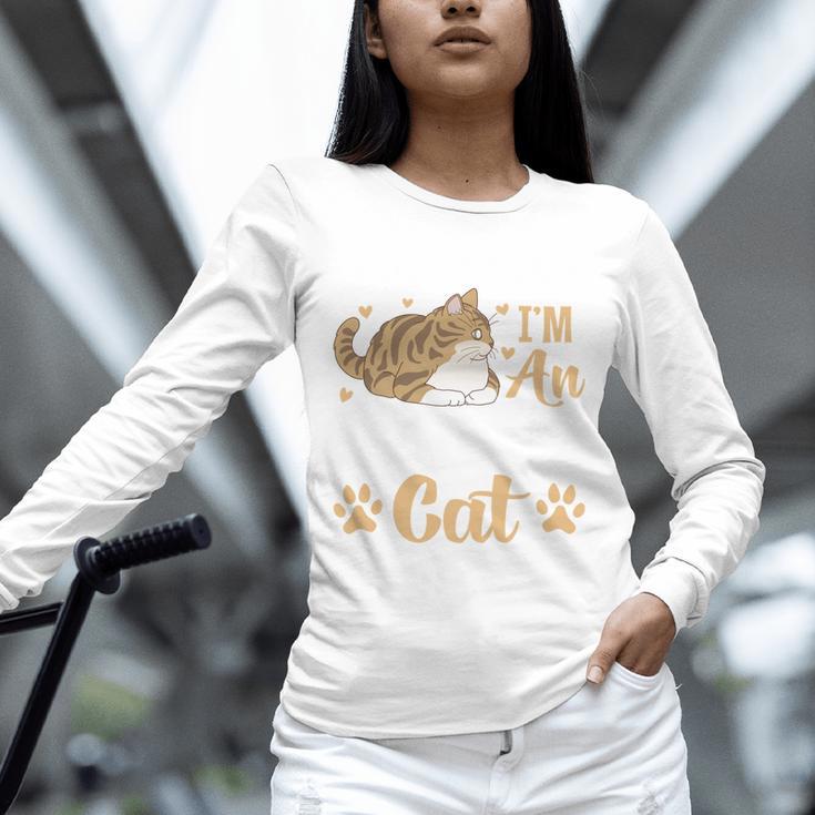 Kitty Pet Lover Introvert Person Cats Show Family Member Unisex Long Sleeve T-Shirt