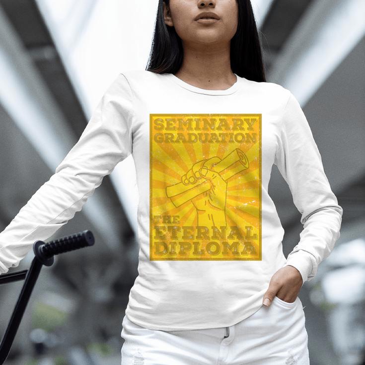 LDS Mormon Seminary Graduation Eternal Diploma Shirt Unisex Long Sleeve T-Shirt