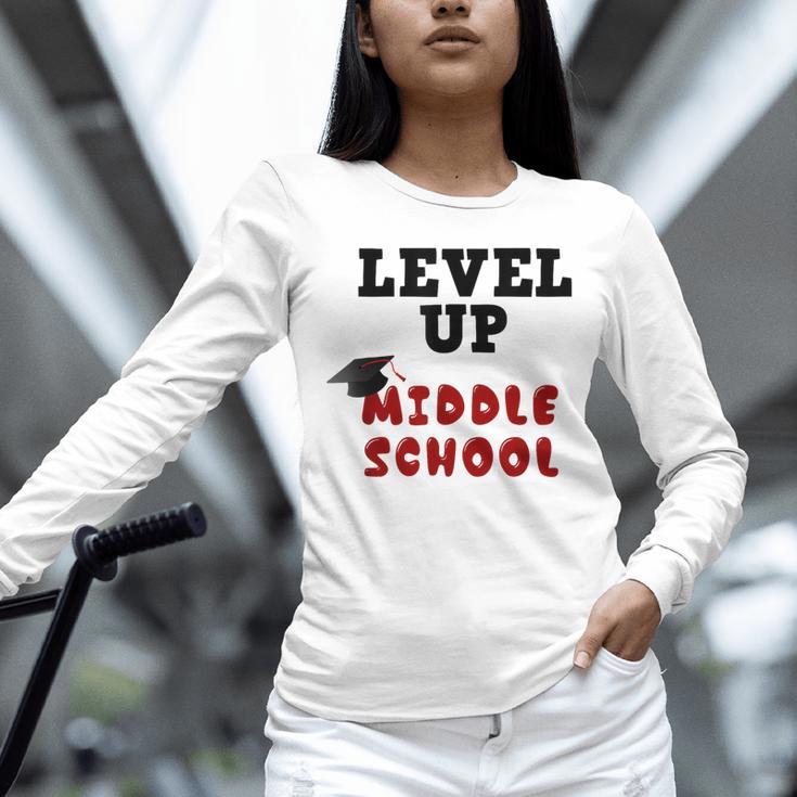 Level Up Middle School 5th Grade Graduation Unisex Long Sleeve T-Shirt
