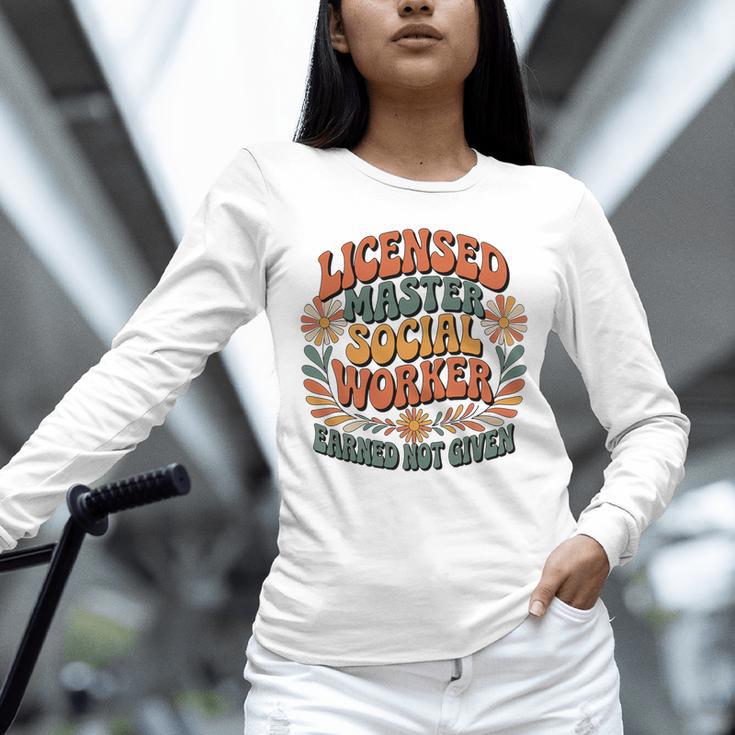 Licensed Social Worker Masters MSW LMSW Graduation 2026 Premium Tri-Blend Unisex Long Sleeve T-Shirt