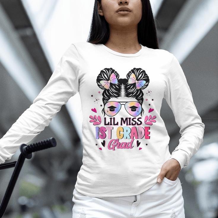 Lil Miss 1st Grade Grad Graduation Last Day Of 1st Grade Unisex Long Sleeve T-Shirt