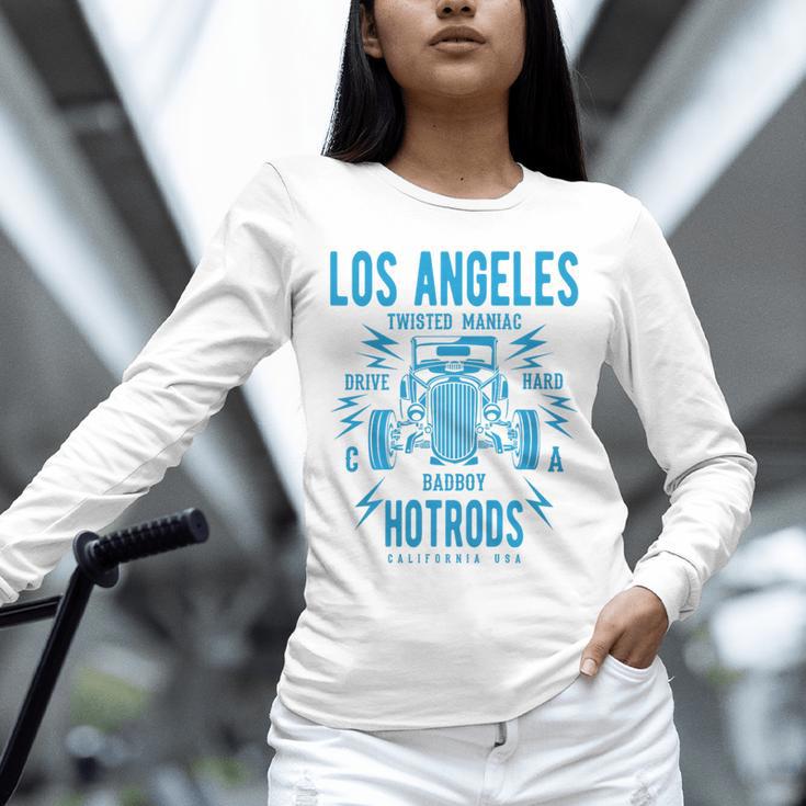 Los Angeles Hotrods Automotive Nostalgia Premium Tri-Blend Unisex Long Sleeve T-Shirt