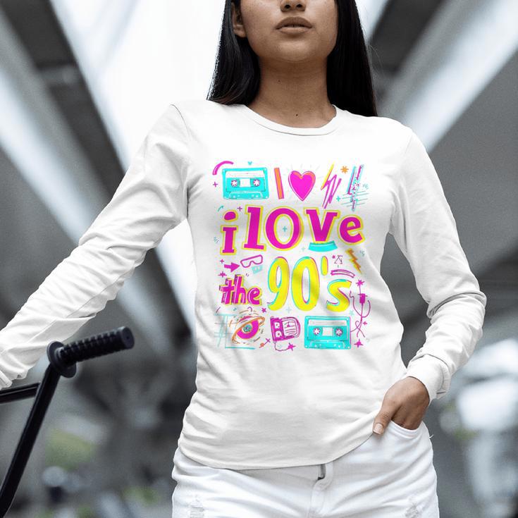 I Love The 90'S 90s Nostalgia Premium Tri-Blend Unisex Long Sleeve T-Shirt I Love The 90'S 90s Nostalgia Premium Tri-Blend Unisex Long Sleeve T-Shirt