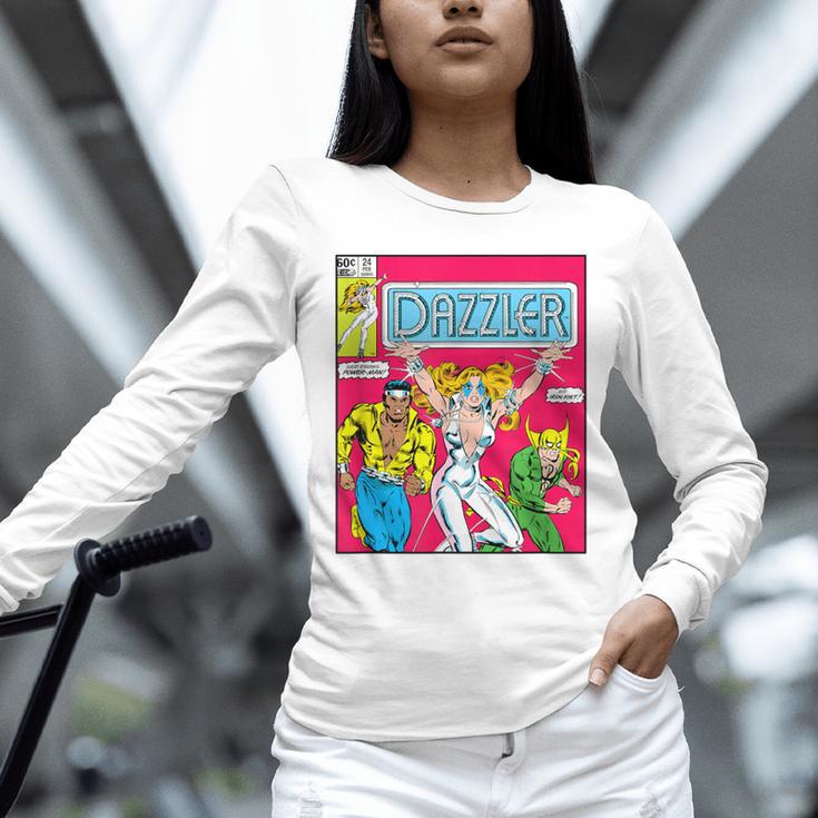 Marvel Universe Classic Dazzler Vintage Comic Book Cover Unisex Long Sleeve T-Shirt Marvel Universe Classic Dazzler Vintage Comic Book Cover Unisex Long Sleeve T-Shirt