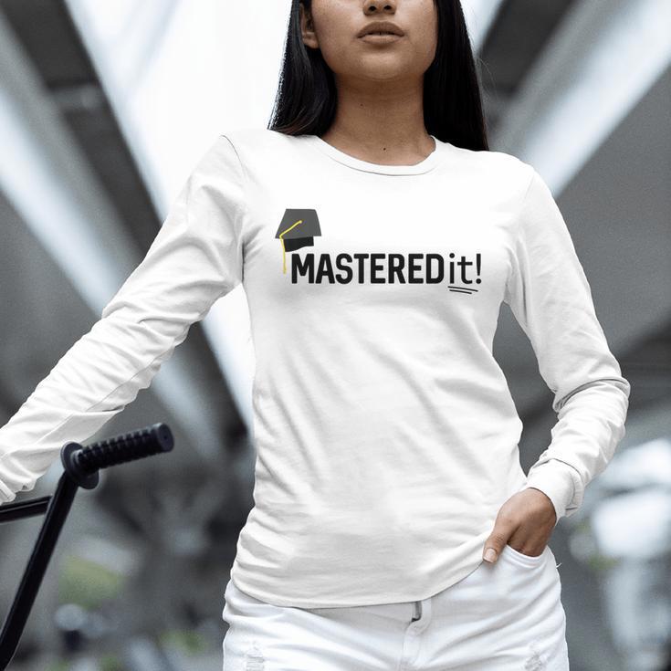 Masters Degree Graduation For Him Her Diploma T-Shirt Unisex Long Sleeve T-Shirt