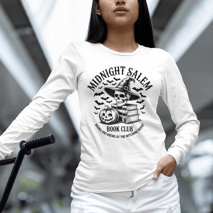 Midnight Salem Book Club Witchy Reads Unisex Long Sleeve T-Shirt