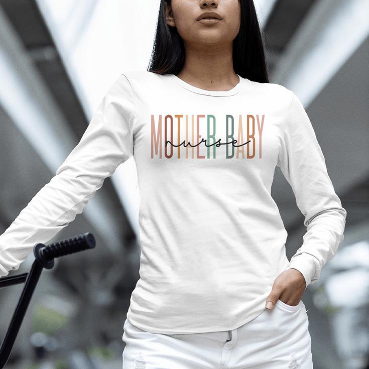 Mother Baby Nurse Postpartum Mom Baby Nursing Graduation Unisex Long Sleeve T-Shirt