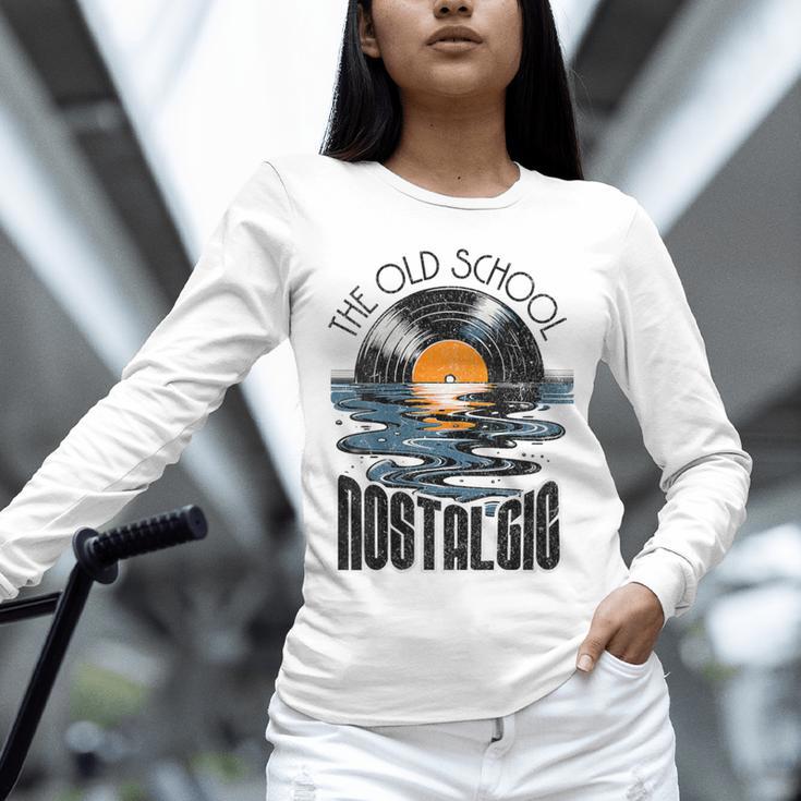 Music Old School Nostalgia Record Unisex Long Sleeve T-Shirt