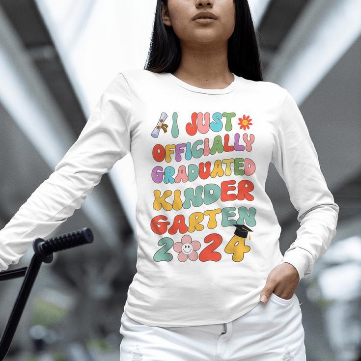 I Officially Graduated Kindergarten Graduation Class 2024 Unisex Long Sleeve T-Shirt