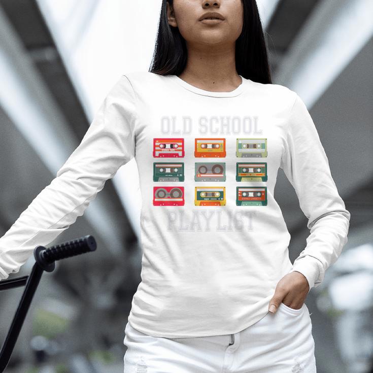 Old School Playlist Nostalgia Vibes Cassette Unisex Long Sleeve T-Shirt Old School Playlist Nostalgia Vibes Cassette Unisex Long Sleeve T-Shirt