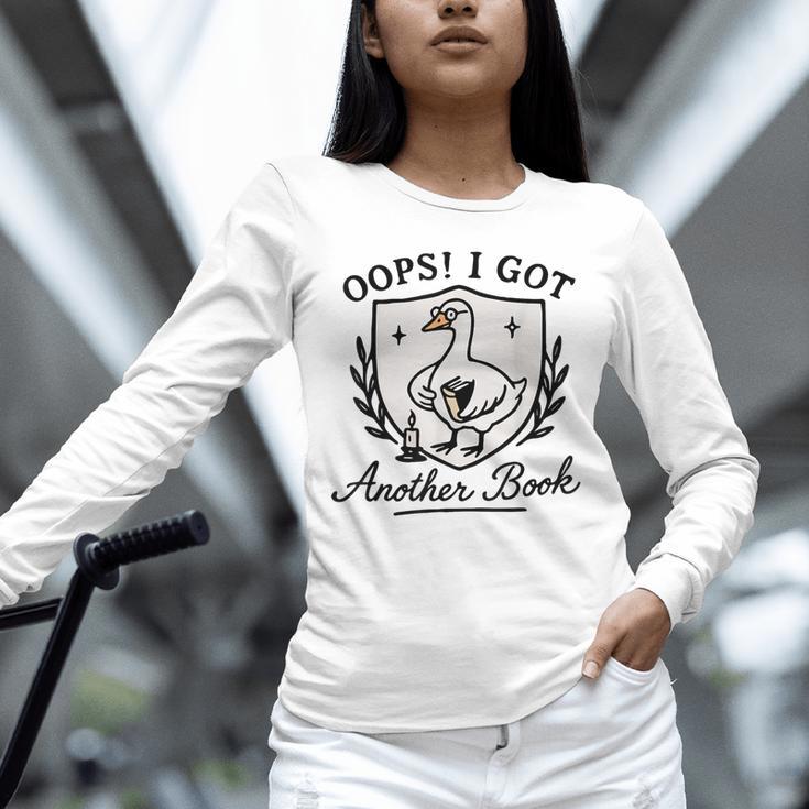OOPS I GOT Another Book Design Unisex Long Sleeve T-Shirt OOPS I GOT Another Book Design Unisex Long Sleeve T-Shirt