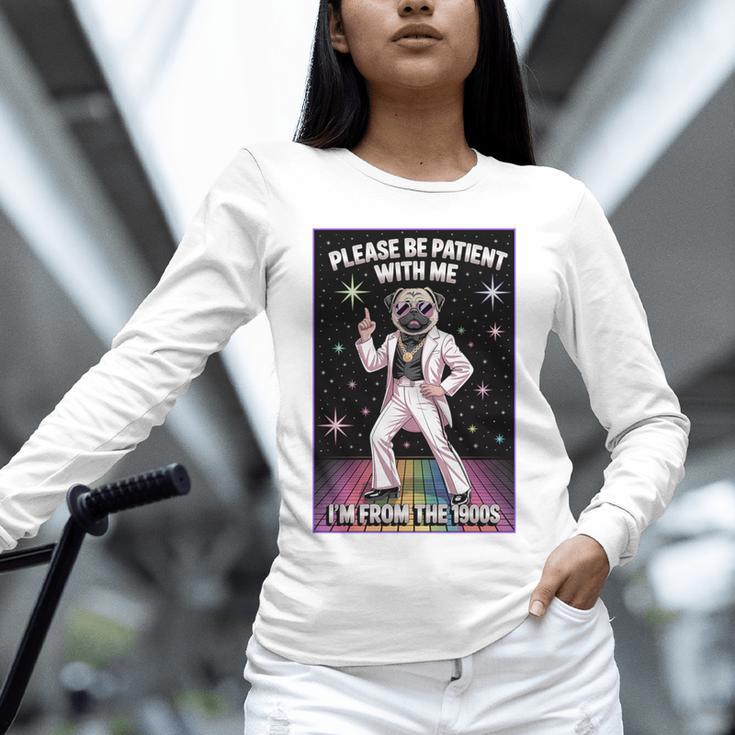 Be Patient With Me I'm From The 1900s Birthday Premium Tri-Blend Unisex Long Sleeve T-Shirt