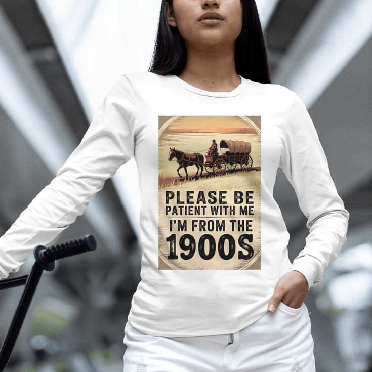 Be Patient With Me I'm From The 1900s Birthday Retirement Premium Tri-Blend Unisex Long Sleeve T-Shirt Be Patient With Me I'm From The 1900s Birthday Retirement Premium Tri-Blend Unisex Long Sleeve T-Shirt