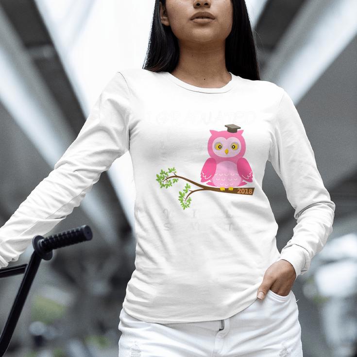 Pink I Graduated From Elementary Graduation Unisex Long Sleeve T-Shirt