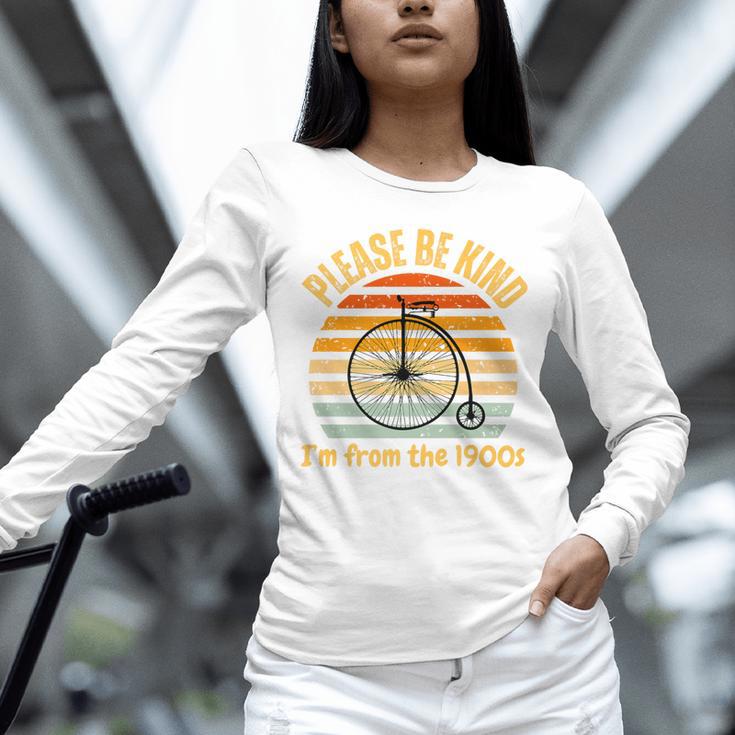 Please Be Kind I'm From The 1900s Penny Farthing Premium Unisex Long Sleeve T-Shirt Please Be Kind I'm From The 1900s Penny Farthing Premium Unisex Long Sleeve T-Shirt