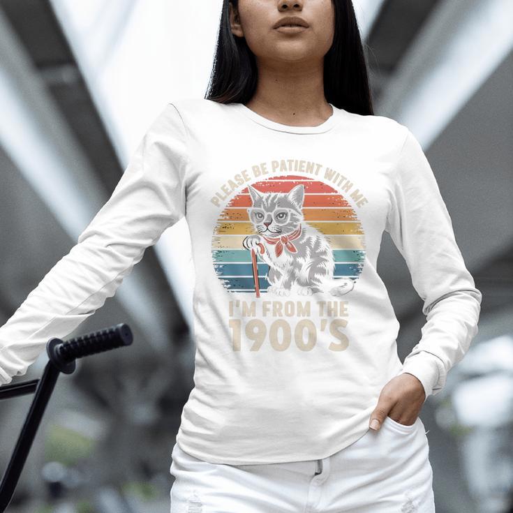 Please Be Patient With Me I'm From The 1900s Cat Premium Unisex Long Sleeve T-Shirt Please Be Patient With Me I'm From The 1900s Cat Premium Unisex Long Sleeve T-Shirt