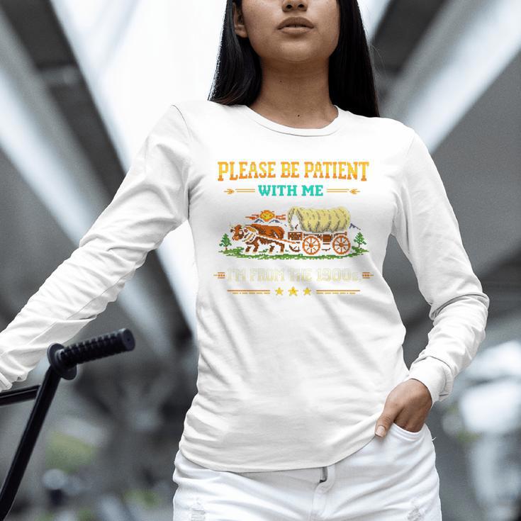 Please Be Patient With Me I'm From The 1900s Classic Game Premium Tri-Blend Unisex Long Sleeve T-Shirt