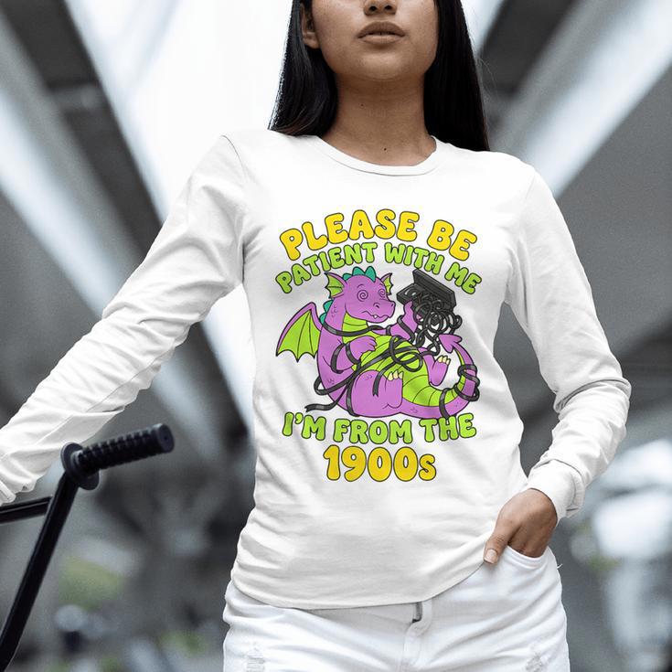 Please Be Patient I'm From The 1900s Dragon Men Women Premium Tri-Blend Unisex Long Sleeve T-Shirt