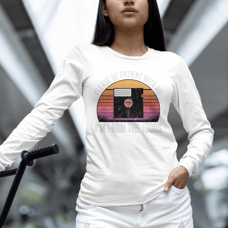 Please Be Patient With Me I'm From The 1900s PC Floppy Disk Premium Tri-Blend Unisex Long Sleeve T-Shirt Please Be Patient With Me I'm From The 1900s PC Floppy Disk Premium Tri-Blend Unisex Long Sleeve T-Shirt