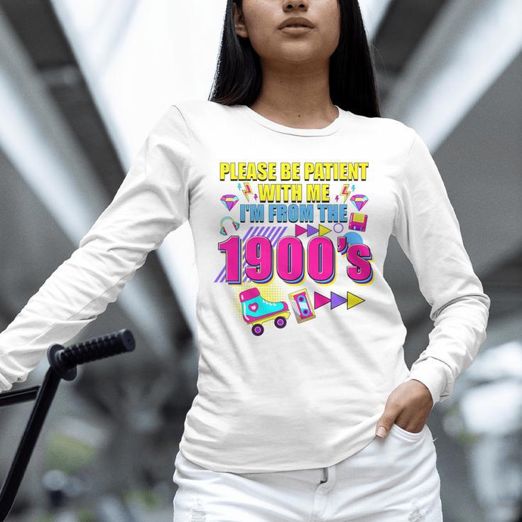 Please Be Patient With Me I'm From The 1900s Retro Vibes Premium Unisex Long Sleeve T-Shirt