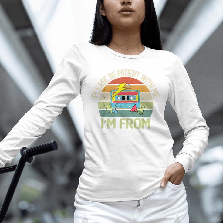 Please Be Patient With Me I'm From The 1900s Vintage Cassett Unisex Long Sleeve T-Shirt Please Be Patient With Me I'm From The 1900s Vintage Cassett Unisex Long Sleeve T-Shirt